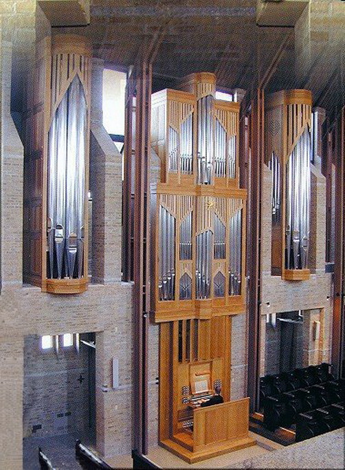 [�glise abbatiale, Saint-Beno�t-du-Lac, Qu�.]
