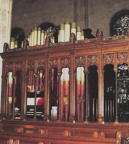 [�glise St-Roch, Qu�bec-orgue de choeur]